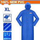 Capote impermeable para lluvia. Estilo Gabardina Talla XL. 100% PVC. Espesor:0.25mm