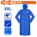 Capote impermeable para lluvia. Estilo Gabardina Talla XXL. 100% PVC. Espesor:0.25mm