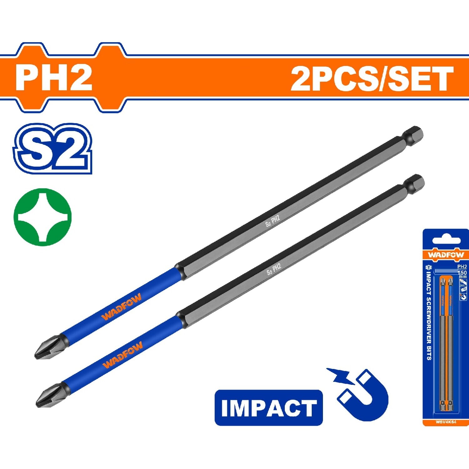 WITTE 28380 – Punte Da Impatto A Croce PZ2, Confezione Singola In Blister – Qualità E Precisione - 3