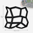 Molde Cemento Para Veredas De Piedra Irregular. Pavimento. Plantilla Para Concreto Tipo “AS” 35 X 35 Cm.