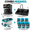 Combo Carbone Dispensador de Agua Ósmosis Inversa + Fregador Multifunción + Spin Mop + 6 Paños Microfibra (SOLO VENTA ONLINE) Envío gratis a todo el país