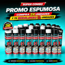 Espuma expansiva PU Foam 750ml PROMO ESPUMOSA lleva 24 Y TE REGALAMOS 12 (Combo 36 unidades 3 cajas de 12 unidades) (SOLO VENTA ONLINE)