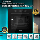 Combo Empotrables Cocina Carbone Campana 60cm + Estufa 76cm + Horno 60 cm ( Solo online ) (No aplica tienda Fisica) Envio gratis a todo el pais