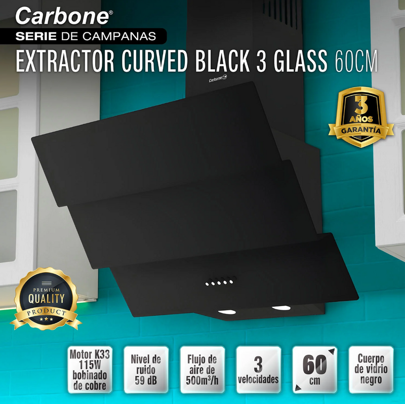 Combo Empotrables Cocina Carbone Campana 60cm + Estufa 76cm + Horno 60 cm ( Solo online ) (No aplica tienda Fisica) Envio gratis a todo el pais