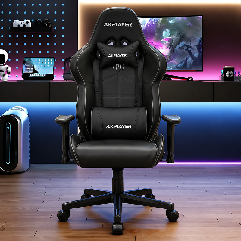 Silla Gamer Ergonómica Estilo Spiderman Negra Con Soporte Lumbar Y Respaldar Reclinable 180°