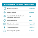 Cerradura Inteligente Manija De Puerta Cerrojo Smart Lock 5 En 1 Llave Huella Tarjeta Contraseña Tuya App Fácil De Instalar
