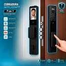 Cerradura De Puerta Inteligente Con Reconocimiento Facial 3D Smart Lock De Seguridad 7 En 1 Video Huella Contraseña App Wifi Fácil De Instalar