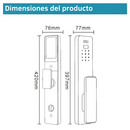 Cerradura De Puerta Inteligente Con Reconocimiento Facial 3D Smart Lock De Seguridad 7 En 1 Video Huella Contraseña App Wifi Fácil De Instalar
