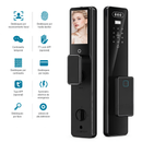 Cerradura De Puerta Inteligente Con Reconocimiento Facial 3D Smart Lock De Seguridad 7 En 1 Video Huella Contraseña App Wifi Fácil De Instalar