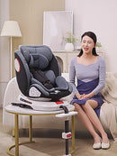 Silla De Auto Para Bebé Isofix 360° Reclinable Hasta 170°. Asiento De Seguridad Infantil Convertible De 0 A 12 Años.