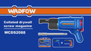 Pistola De Tornillos Para Drill Para Paneles De Yeso. Tornillador Automático 25–55 Mm Punta Hexagonal ¼” Ajustable Y Fácil De Usar. Cargador De Tornillos Drywall.