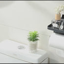 Portar Rollos De Papel Higiénico Con Bandeja Para Celular. Color Blanco.