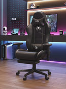 Silla Gamer Ergonómica Estilo Spiderman Negra Con Soporte Lumbar Y Respaldar Reclinable 180°