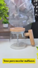 Vaso Mezclador Eléctrico 400Ml Recargable Para Café, Leche Y Batidos. Taza Revolvedora.