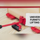 Transportador Levantador Ruedas De Muebles Y Objetos Pesados. Kit De 5 Piezas Con Palanca Y Ruedas Giratorias 360°. Juego De Herramienta Para Mudanzas.