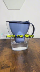 Jarra  Con Filtro De Agua De 3.5L Con Sistema Carbón Activado. Jarra Purificadora Para Cocina.