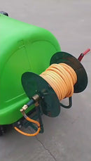 Fumigadora Agrícola De Gasolina 160 L Con Ruedas. Bomba De Fumigación Para Cultivos. Pulverizador De Motor Motofumigadora