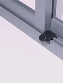 Cerradura De Seguridad Para Ventana Corrediza De 28 A 42 Mm (1.1 A 1.6”) Color Plata. Bloqueo Infantil Y Antirrobo Ajustable (1 Unds). Cerrojo