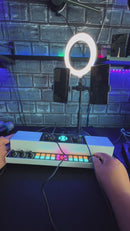 Consola De Audio Con Micrófonos Inalámbricos. Mezcladora De Sonido Portátil Con Efectos Y Micrófonos. Karaoke En Casa.