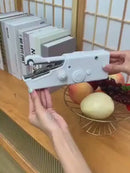 Máquina De Coser Manual Recargable, Color Blanco.