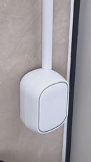 Cepillo De Inodoro Con Cabezales Desechables Y Base De Pared. Incluye 8 Cabezales De Repuesto. Limpieza De Servicio Retrete.