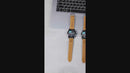 Smartwatch Con Llamadas Bluetooth Y Pantalla HD 1.32”. Reloj Inteligente IP67 Con Monitor De Ritmo Cardíaco Y Carga Magnética. Color Marrón Con Negro.