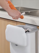 Basurero Plegable (9L) Para Cocina. Bote De Basura Montado En Pared O Gabinete. Tinaco Con Tapa De Doble Apertura. Papelera.