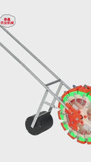 Sembradora Manual De Granos De 10 Salidas. Máquina De Siembra Ajustable Para Maíz, Soya, Maní Y Hortalizas, Distancia, Profundidad Y Cantidad De Semillas Regulable