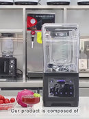 Licuadora De Alta Potencia 1.6L. De Bajo Ruido Máquina Profesional De Batidos Y Smoothies 1680W. Velocidad Ajustable. Industrial Bares