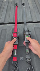 Correa Retráctil Automática Para Amarre De Carga. Cincha De Carga 2 Pcs 1500 Lb (1"X 12 Ft)