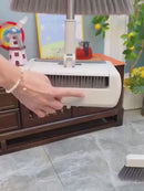 Escoba Y Recogedor Plegable Multifuncional (Juego De 3 Piezas) Con Rascador, Mango De Acero Y Recogedor Autolimpiante. Kit Set De Limpieza.