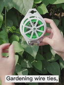 Alambre Zunchos Plastificado Para Plantas Y Bolsas. Cinta De Amarre 50M. Incluye Dispensador. Color Verde.