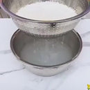 Bowl Ensaladera Colador Rallador De Acero Inoxidable 28Cm. Kit Set De 3 Piezas.