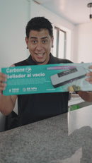 Selladora Al Vacío 110W Y 60 Kpa Con Sellado 30 Cm. Máquina De Envasado De Alimentos Con Panel Táctil Multifunción. Incluye 10 Bolsas.