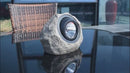 Roca Solar. Lampara Luz Solar Para Jardín. IP65 Foco Lampara Con Panel Solar En Forma De Piedra. Luz Blanca Y Cálida.