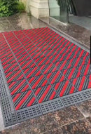 Alfombras Comerciales De Entrada Para Polvo Negro 7.5X7.5Cm Para Exteriores, Uso Comercial Y Residencial. Alfombrilla (Borde Hembra)