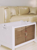 Estante Organizador Modular Plegable Con Ruedas Y Puertas Transparentes. Armario Desmontable Para Almacenamiento (50 Cm De Ancho). Cajones Apilables.