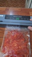 Sellador Al Vacío Con Esterilización UV Para Alimentos De ABS Resistente De 120W Con Medidas 14.5X3x 2.5" (36.8X7.6X6.3Cm). Incluye 10 Bolsas