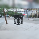 Lámpara Solar Decorativa Con Sensor De Movimiento 1200 Mah. Foco LED Con Panel Solar. Luz Cálida Para Jardín O Pared Exterior.