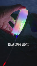 Lámpara Solar Led Portatil Recargable De 10M. Luz Con Tira Led RGB Integrada De 3000K.