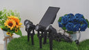 Lámparas Solares Para Jardín Con Estaca LED 6000K (Set De 2). Kit De Iluminación Exterior Con Panel Solar 5V/3W. Focos Impermeables Para Patio Camino Y Paisajismo. Luz Blanca