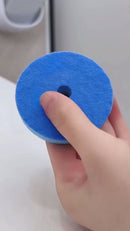 Cepillo Inodoro Desechable Con 16 Repuestos Y Detergente Integrado. Escobilla Para Inodoro Con Base Adhesiva De Pared (9.3X14.5X41.5Cm). Limpieza De Servicio Retrete.