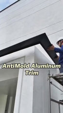 Perfil Marco Moldura Cajón Perimetral Arquitectónico, Aluminio 2.5 Mm 6063-T5 Decorativo Para Fachadas Y Vanos De Ventanas 230 X 50 X 5850 Mm