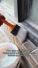 Sellador Impermeable Invisible 300G Con Brocha Aplicadora. Agente Líquido Transparente De Alta Resistencia Para Sellado A Prueba De Agua.