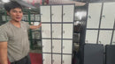 Locker Casilleros Metálicos De 9 Casillas 3 Niveles Con Cerradura De Llave 1850X900x450mm