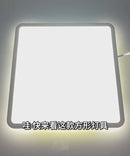 Lampara LED De Techo 24W 30 Cm Cuadrado Con Retroiluminación RGB, Panel De Luz Regulable 3000K–6500K, 3200 Lúmenes Con Control Remoto.