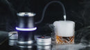 Ahumador Eléctrico Para Whisky Y Alimentos. Con Campana Acrílica, Manguera Flexible Y Virutas De Madera. Infusor De Humo Profesional Con 3 Velocidades Y Carga USB