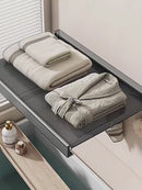 Repisa Estante Retráctil Con Malla Multiusos Para Baño Y Lavandería. Repisa Plegable Con Ganchos. 45X42.5Cm