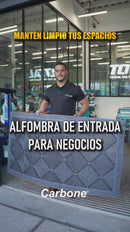 Alfombras Comerciales De Entrada Para Polvo Alfombrilla Modular Exterior  15X15cm Con Cepillos De Limpieza Y Sistema De Encaje Color Negro. (Pieza Central)