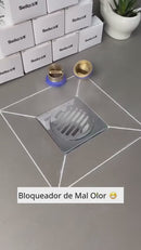 Tapón De Drenaje Antirretorno Para Baño (42Mm). Núcleo Para Desagüe De Cobre Plateado. Válvula Antiolor Con Apertura Automática 40G.